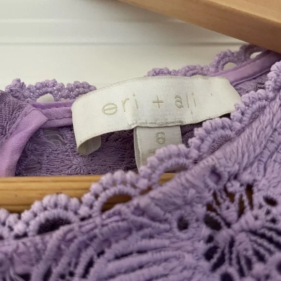 Anthropologie Eri + Ali Graceanne Colorblock Lace Sheath Dress - Picture 6 of 7